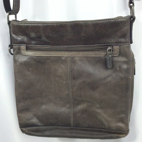 Jack Georges Handbags - Jack Georges Voyager Olive Brown Leather Crossbody‎ Shoulder Bag